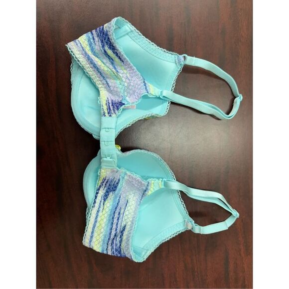 Victoria’s Secret Multicolored Lined Demi Bra Size 34C - Picture 2 of 5